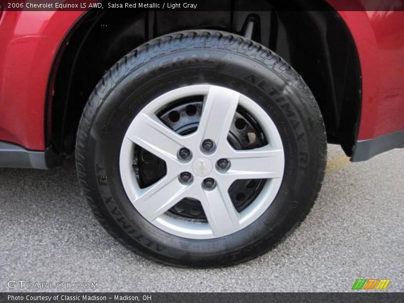 Salsa Red Metallic / Light Gray 2006 Chevrolet Equinox LS AWD