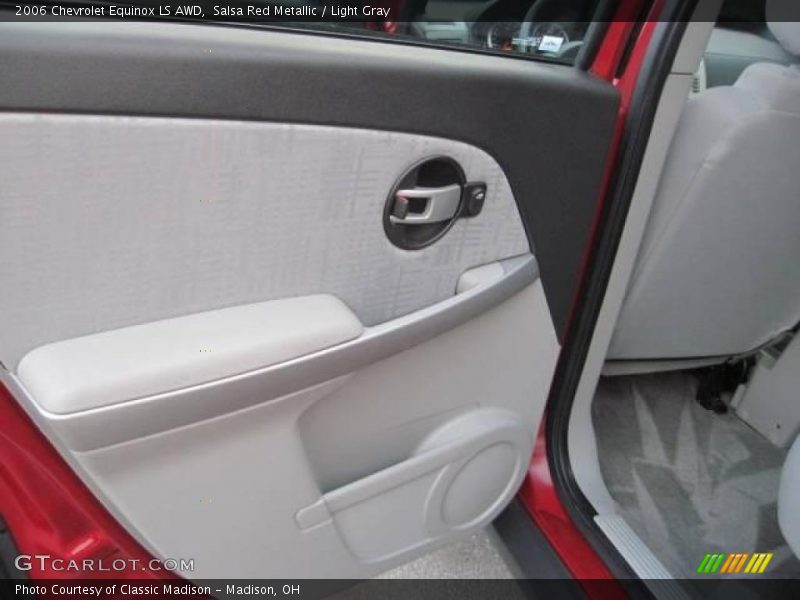 Salsa Red Metallic / Light Gray 2006 Chevrolet Equinox LS AWD