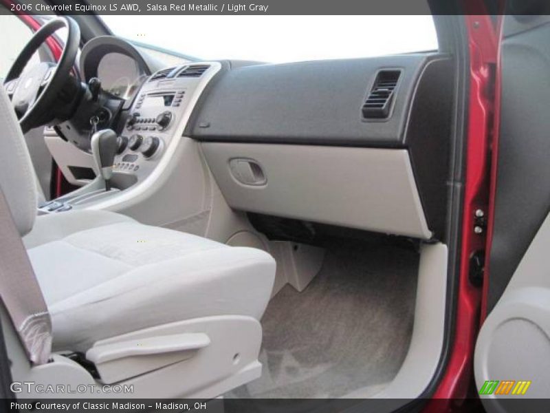 Salsa Red Metallic / Light Gray 2006 Chevrolet Equinox LS AWD