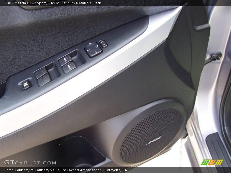 Liquid Platinum Metallic / Black 2007 Mazda CX-7 Sport