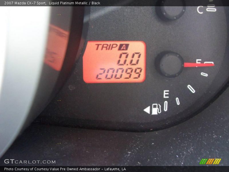 Liquid Platinum Metallic / Black 2007 Mazda CX-7 Sport
