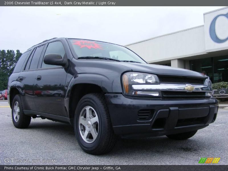 Dark Gray Metallic / Light Gray 2006 Chevrolet TrailBlazer LS 4x4