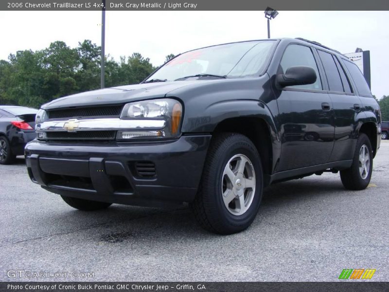 Dark Gray Metallic / Light Gray 2006 Chevrolet TrailBlazer LS 4x4
