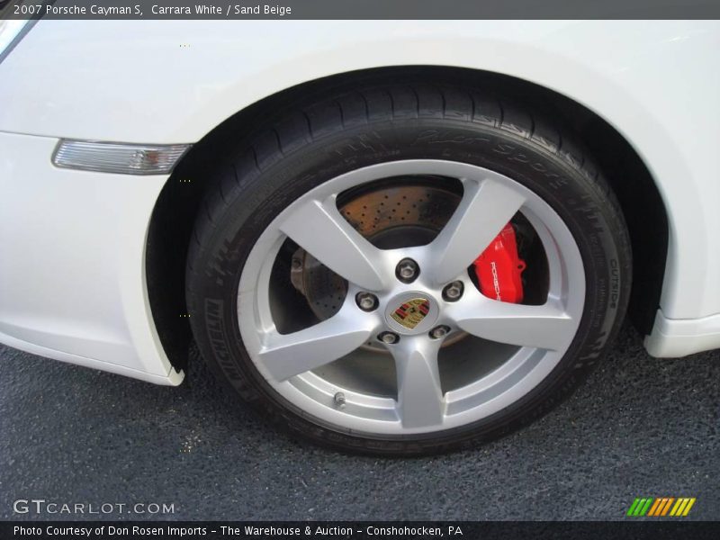 Carrara White / Sand Beige 2007 Porsche Cayman S