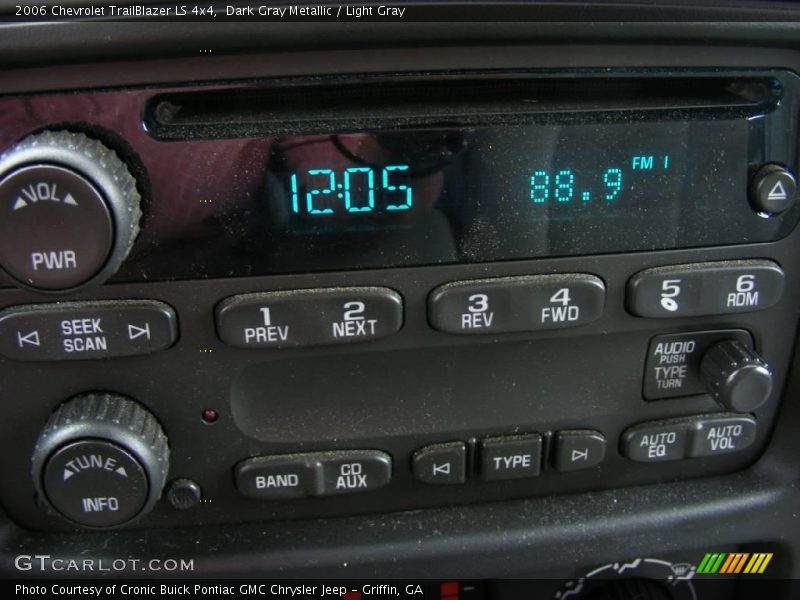 Dark Gray Metallic / Light Gray 2006 Chevrolet TrailBlazer LS 4x4