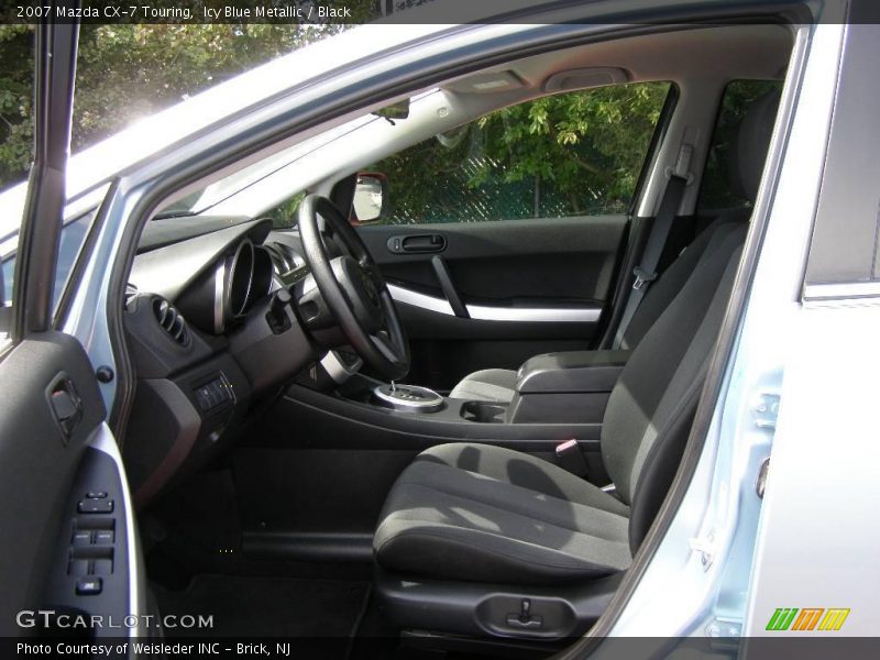 Icy Blue Metallic / Black 2007 Mazda CX-7 Touring