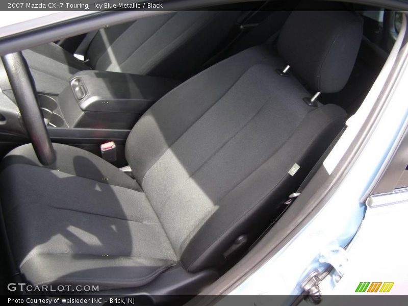 Icy Blue Metallic / Black 2007 Mazda CX-7 Touring