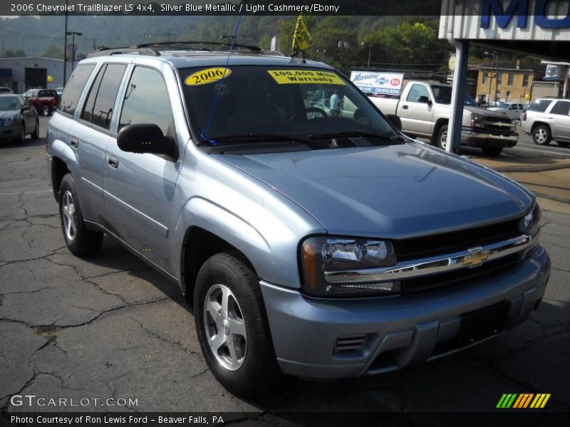 Silver Blue Metallic / Light Cashmere/Ebony 2006 Chevrolet TrailBlazer LS 4x4