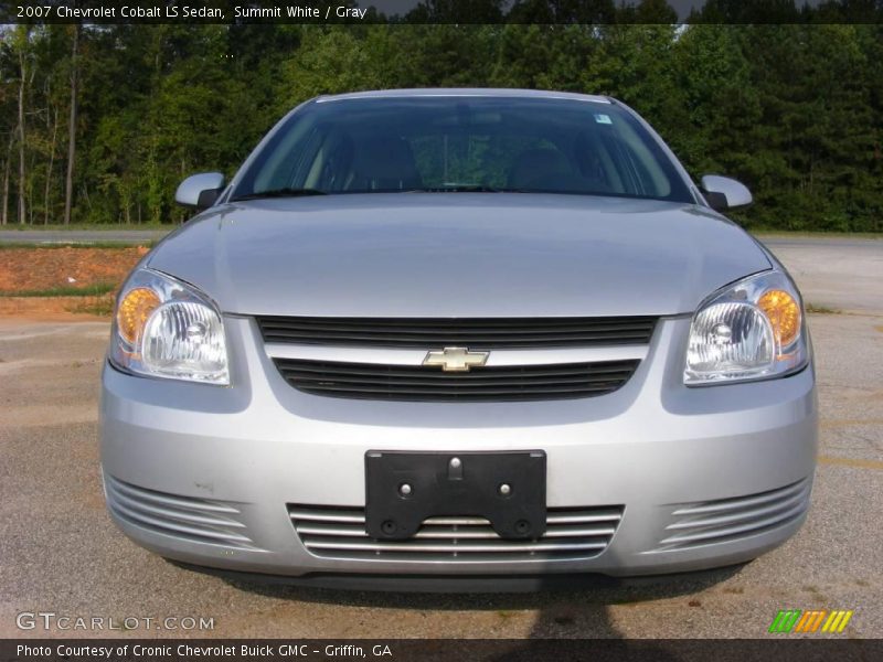 Summit White / Gray 2007 Chevrolet Cobalt LS Sedan