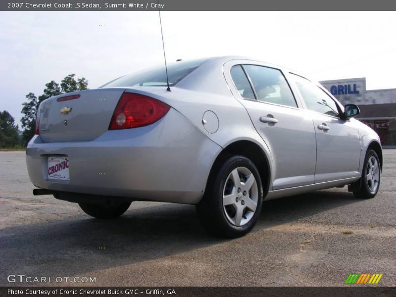 Summit White / Gray 2007 Chevrolet Cobalt LS Sedan