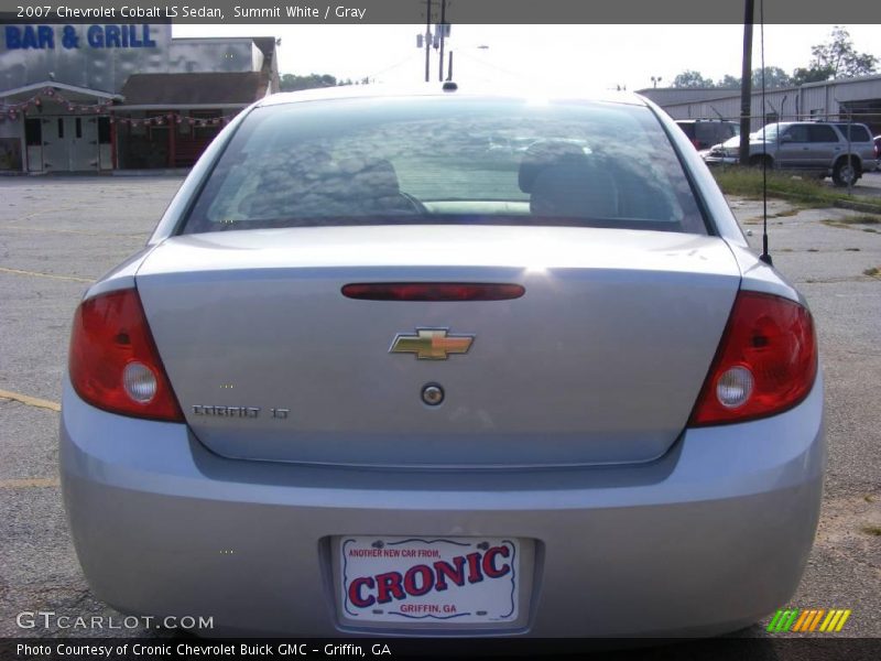 Summit White / Gray 2007 Chevrolet Cobalt LS Sedan
