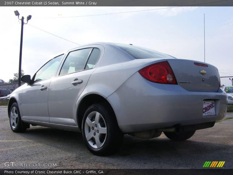 Summit White / Gray 2007 Chevrolet Cobalt LS Sedan