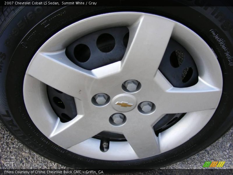 Summit White / Gray 2007 Chevrolet Cobalt LS Sedan