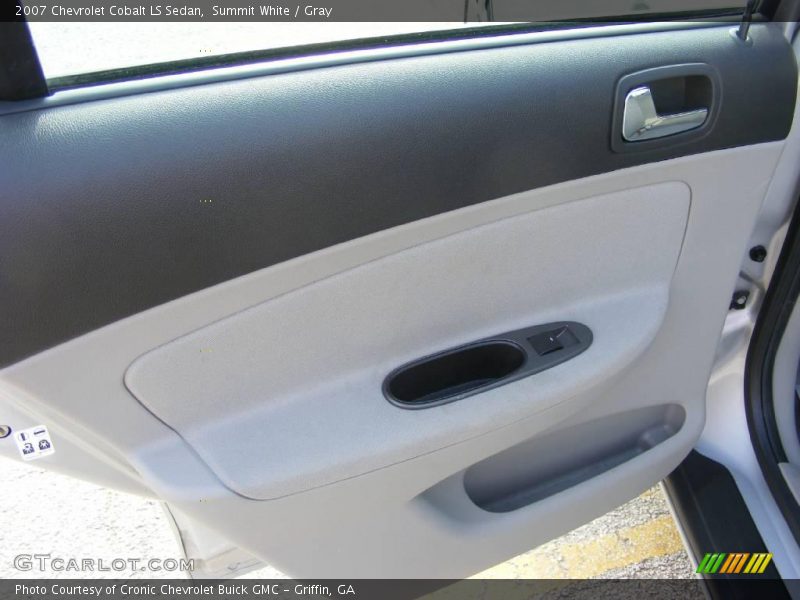 Summit White / Gray 2007 Chevrolet Cobalt LS Sedan