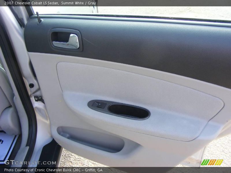 Summit White / Gray 2007 Chevrolet Cobalt LS Sedan