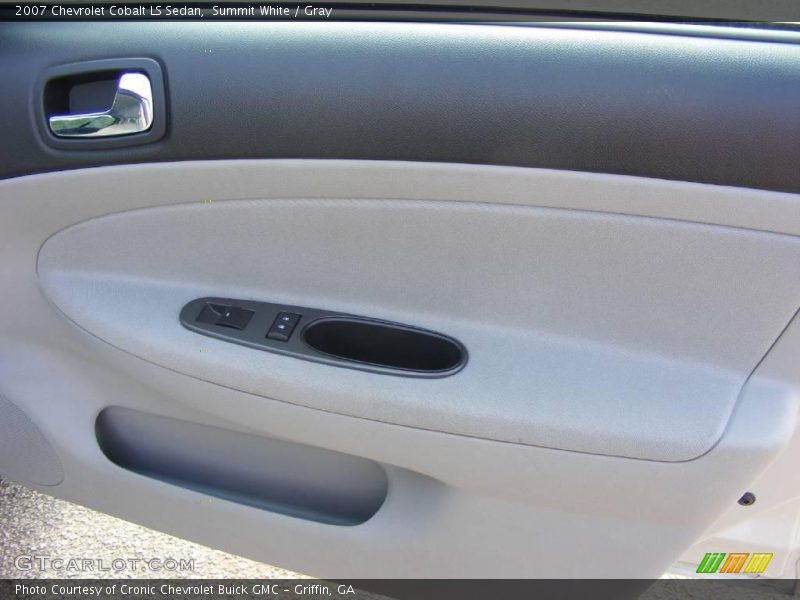 Summit White / Gray 2007 Chevrolet Cobalt LS Sedan