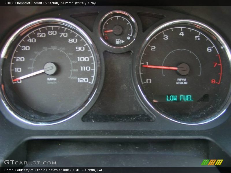 Summit White / Gray 2007 Chevrolet Cobalt LS Sedan