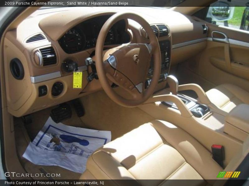 Sand White / Havanna/Sand Beige 2009 Porsche Cayenne Tiptronic