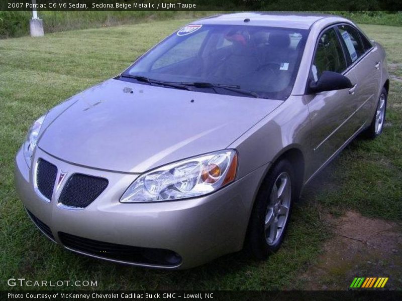 Sedona Beige Metallic / Light Taupe 2007 Pontiac G6 V6 Sedan