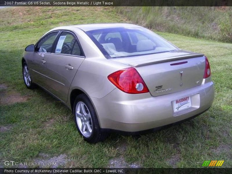 Sedona Beige Metallic / Light Taupe 2007 Pontiac G6 V6 Sedan