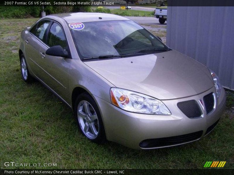 Sedona Beige Metallic / Light Taupe 2007 Pontiac G6 V6 Sedan