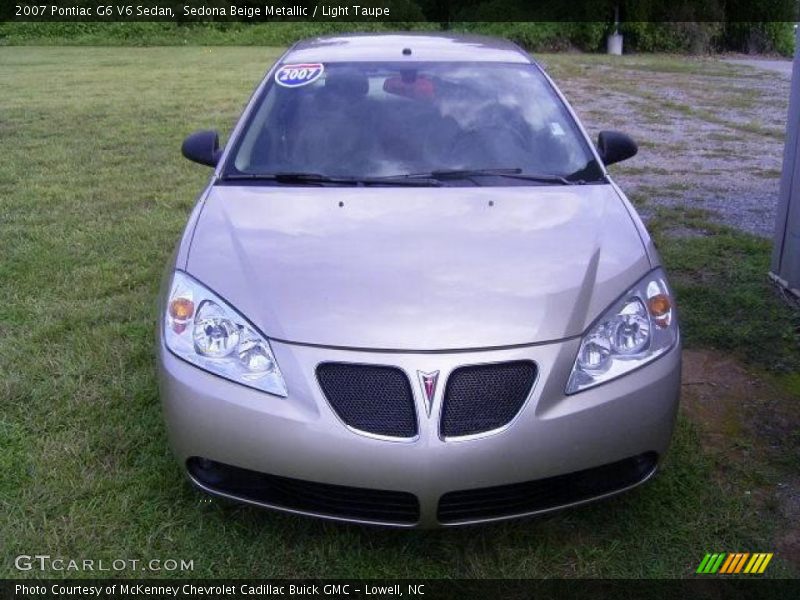 Sedona Beige Metallic / Light Taupe 2007 Pontiac G6 V6 Sedan