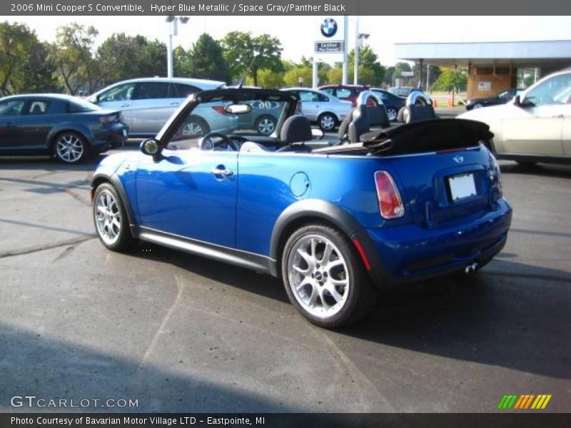 Hyper Blue Metallic / Space Gray/Panther Black 2006 Mini Cooper S Convertible