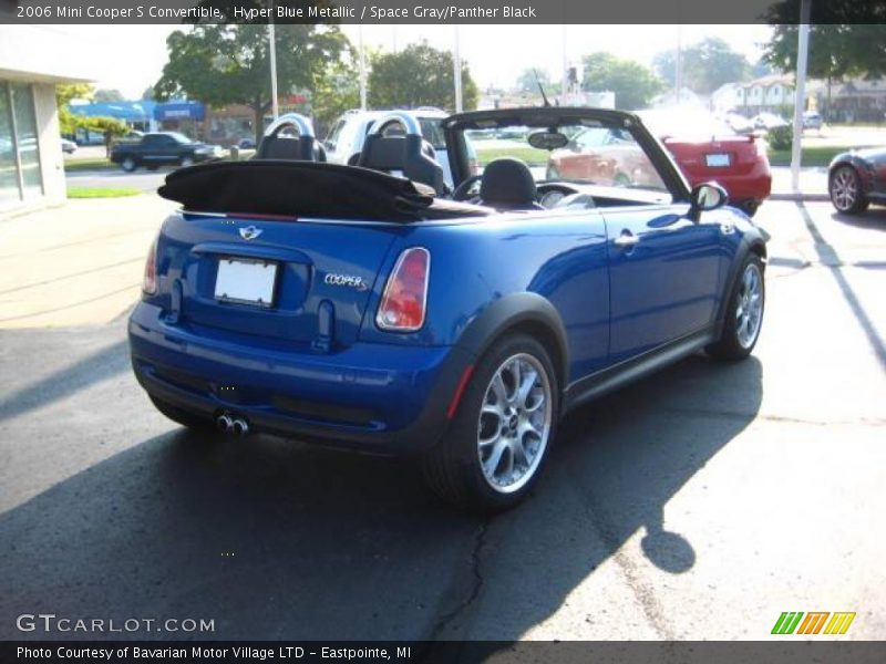 Hyper Blue Metallic / Space Gray/Panther Black 2006 Mini Cooper S Convertible