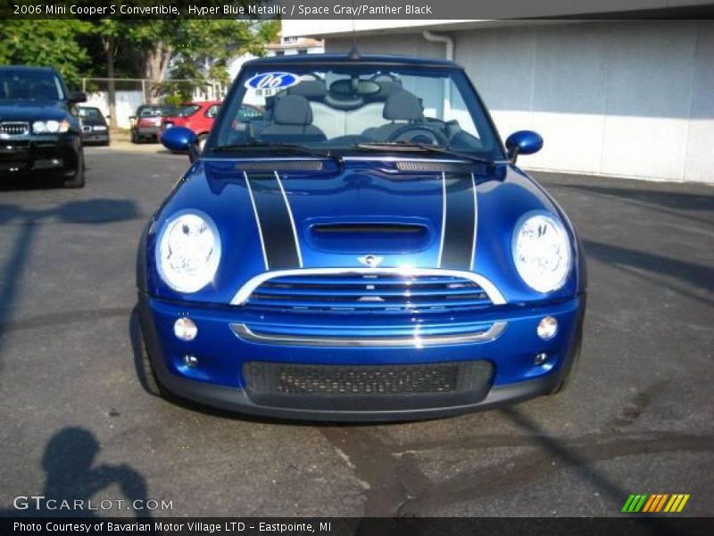 Hyper Blue Metallic / Space Gray/Panther Black 2006 Mini Cooper S Convertible
