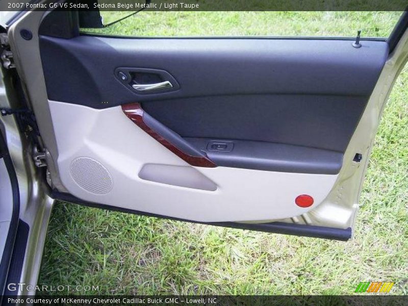 Sedona Beige Metallic / Light Taupe 2007 Pontiac G6 V6 Sedan