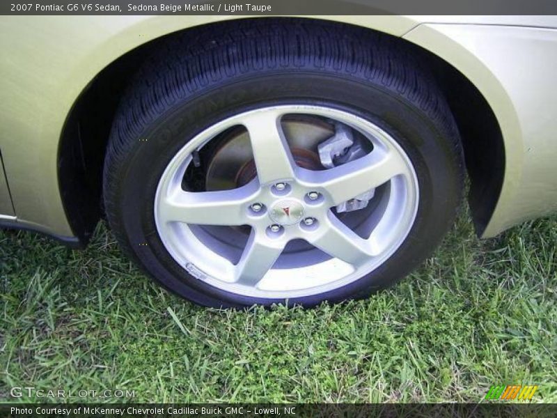 Sedona Beige Metallic / Light Taupe 2007 Pontiac G6 V6 Sedan