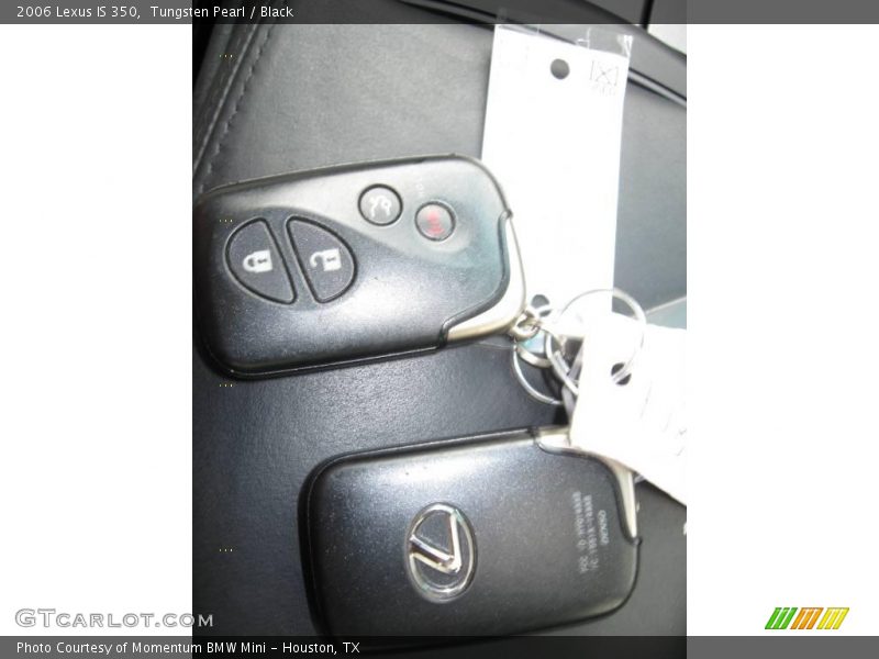 Tungsten Pearl / Black 2006 Lexus IS 350