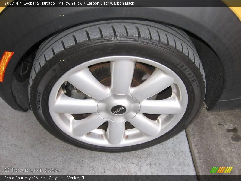Mellow Yellow / Carbon Black/Carbon Black 2007 Mini Cooper S Hardtop