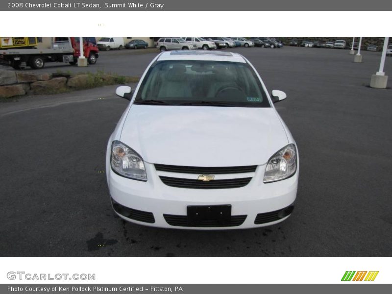 Summit White / Gray 2008 Chevrolet Cobalt LT Sedan