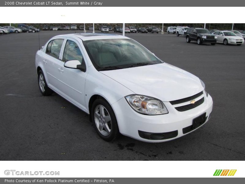 Summit White / Gray 2008 Chevrolet Cobalt LT Sedan