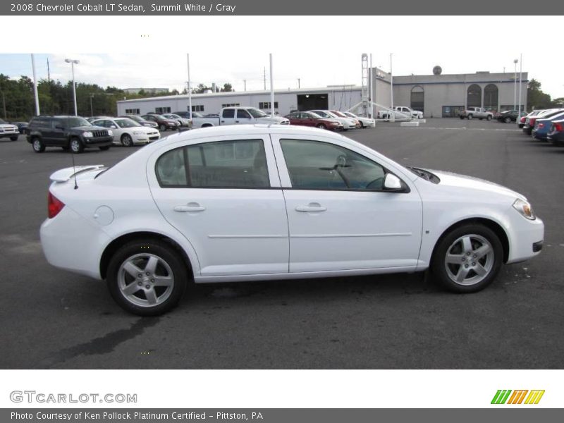 Summit White / Gray 2008 Chevrolet Cobalt LT Sedan