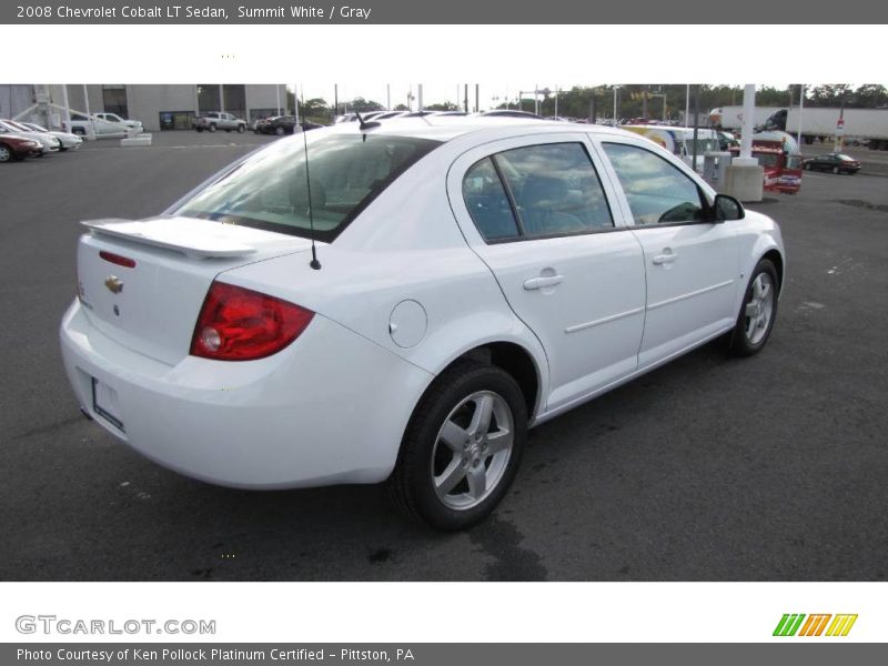 Summit White / Gray 2008 Chevrolet Cobalt LT Sedan