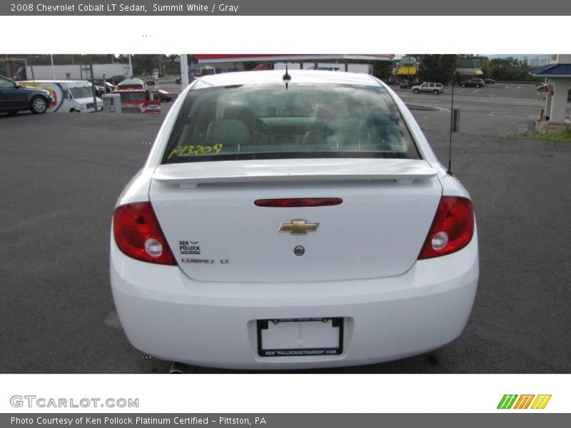 Summit White / Gray 2008 Chevrolet Cobalt LT Sedan