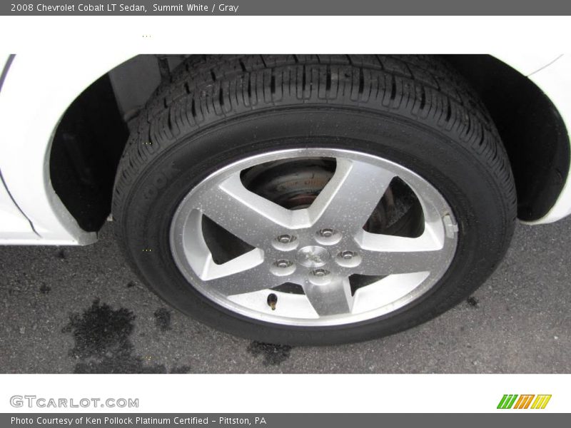 Summit White / Gray 2008 Chevrolet Cobalt LT Sedan