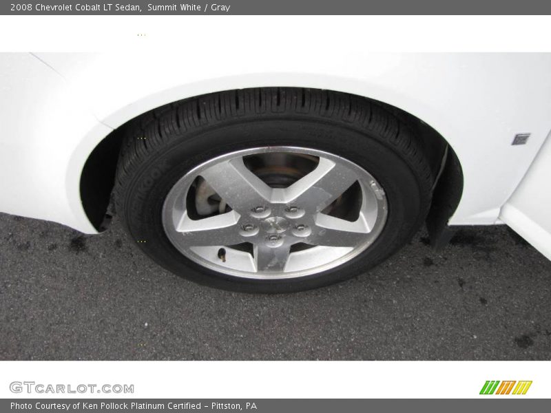 Summit White / Gray 2008 Chevrolet Cobalt LT Sedan