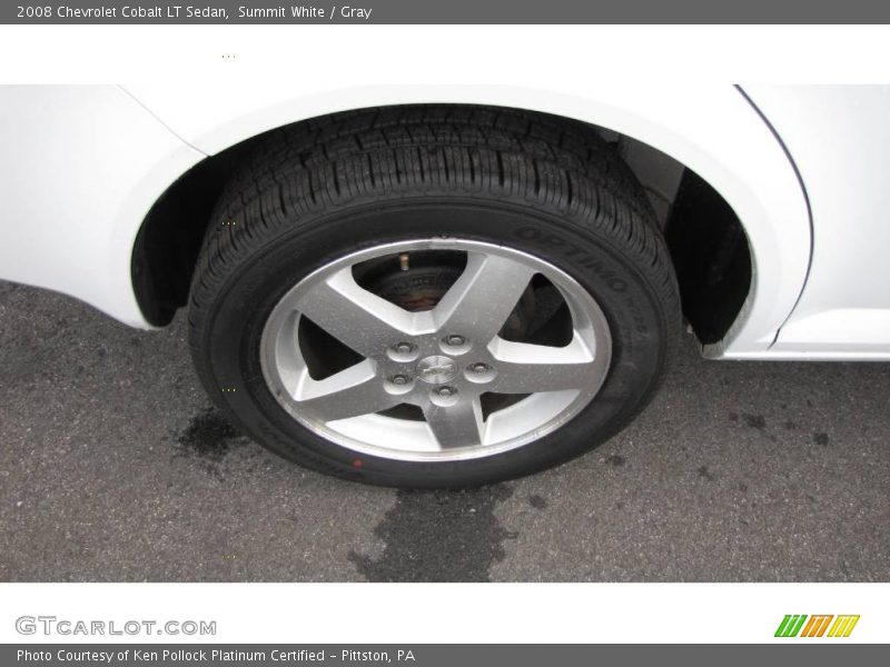 Summit White / Gray 2008 Chevrolet Cobalt LT Sedan
