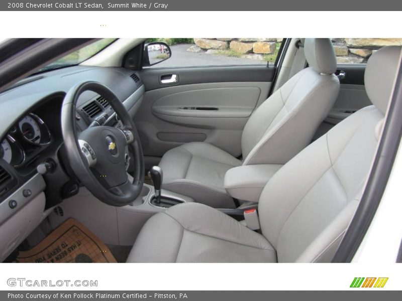 Summit White / Gray 2008 Chevrolet Cobalt LT Sedan