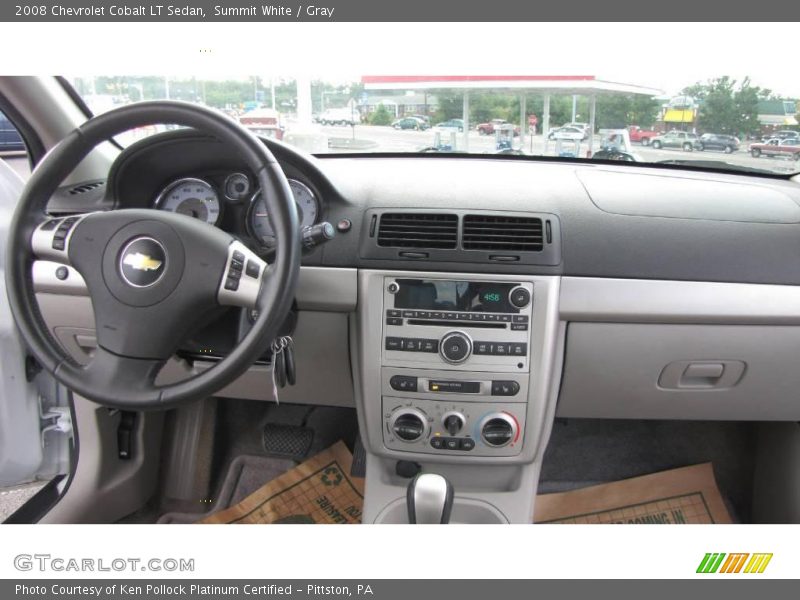 Summit White / Gray 2008 Chevrolet Cobalt LT Sedan