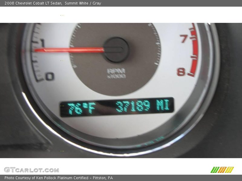 Summit White / Gray 2008 Chevrolet Cobalt LT Sedan