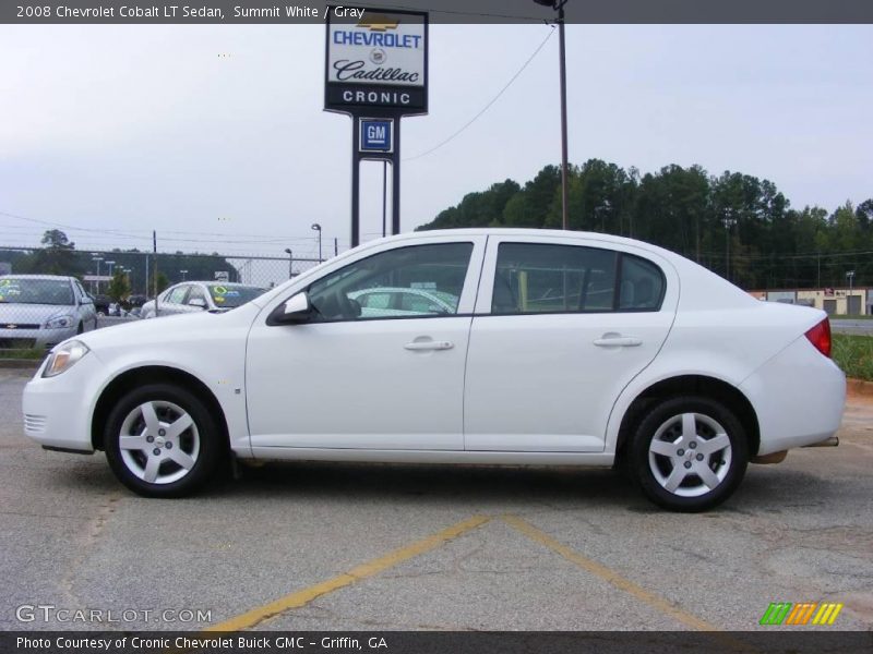 Summit White / Gray 2008 Chevrolet Cobalt LT Sedan