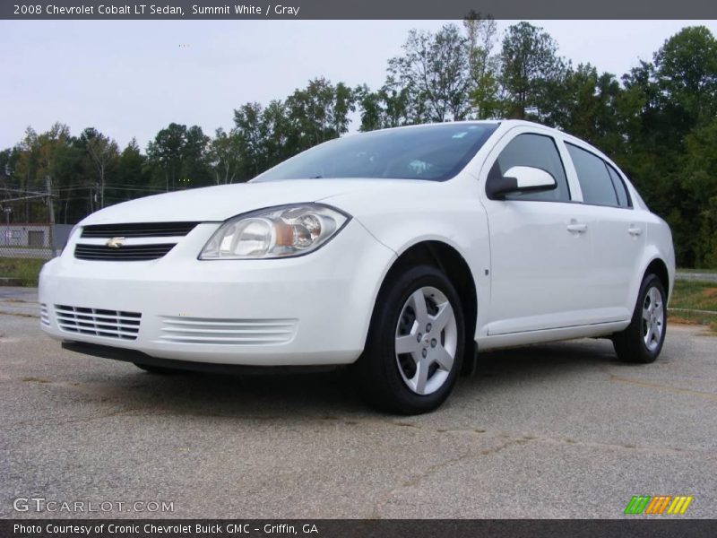 Summit White / Gray 2008 Chevrolet Cobalt LT Sedan