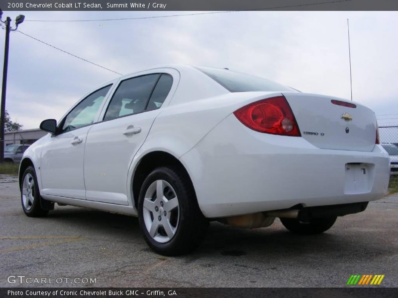 Summit White / Gray 2008 Chevrolet Cobalt LT Sedan