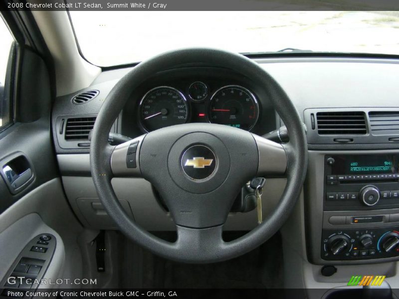 Summit White / Gray 2008 Chevrolet Cobalt LT Sedan