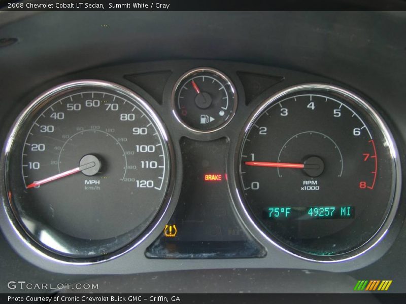 Summit White / Gray 2008 Chevrolet Cobalt LT Sedan