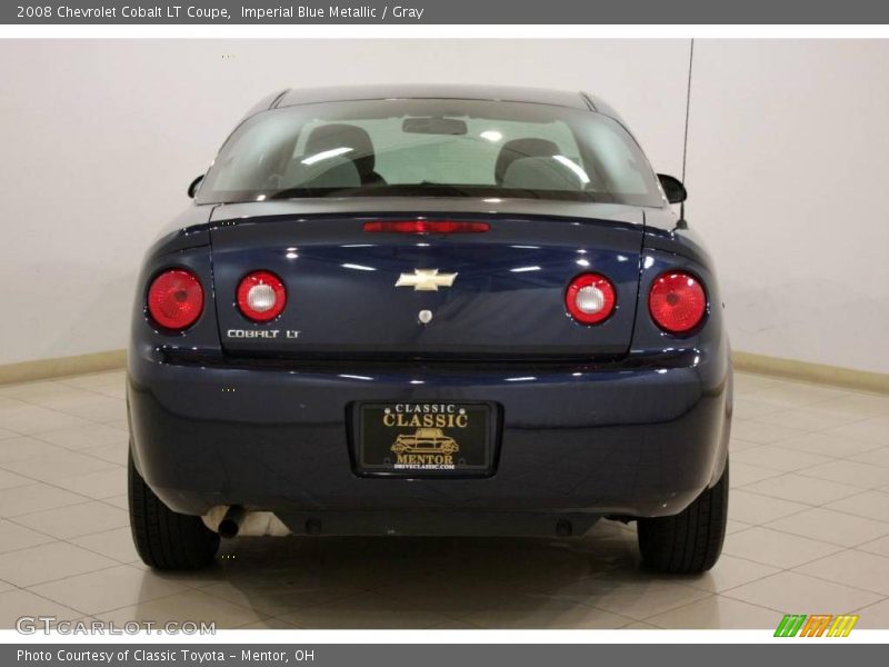 Imperial Blue Metallic / Gray 2008 Chevrolet Cobalt LT Coupe